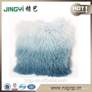 Beautiful Cute Mongolian lamb Sheepskin fur Cushion